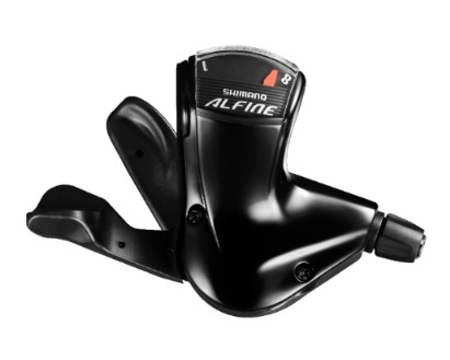 Шифтер Shimano Alfine, S7000-8, черн, 8ск, трос+оплетСJ-S7000-8
