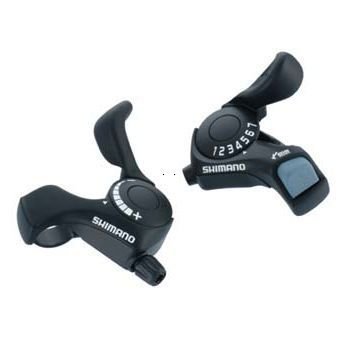 Шифтер Shimano Tourney, SL-TX30, лев/пр, 3(Frict)x7ск, тр.+оплетк