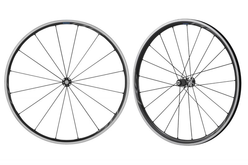 Комплект колес Shimano RS700, 10 ск, клинчерный, черный