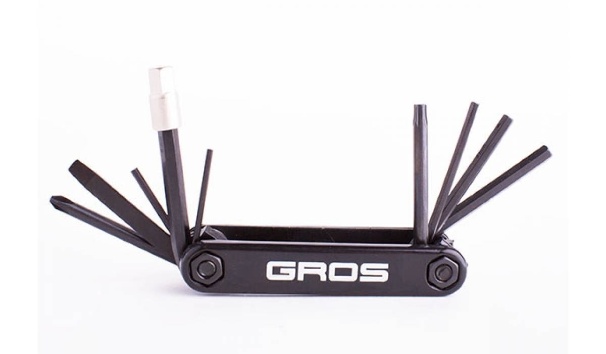 Мультитул Gros HF08, 10 предметов