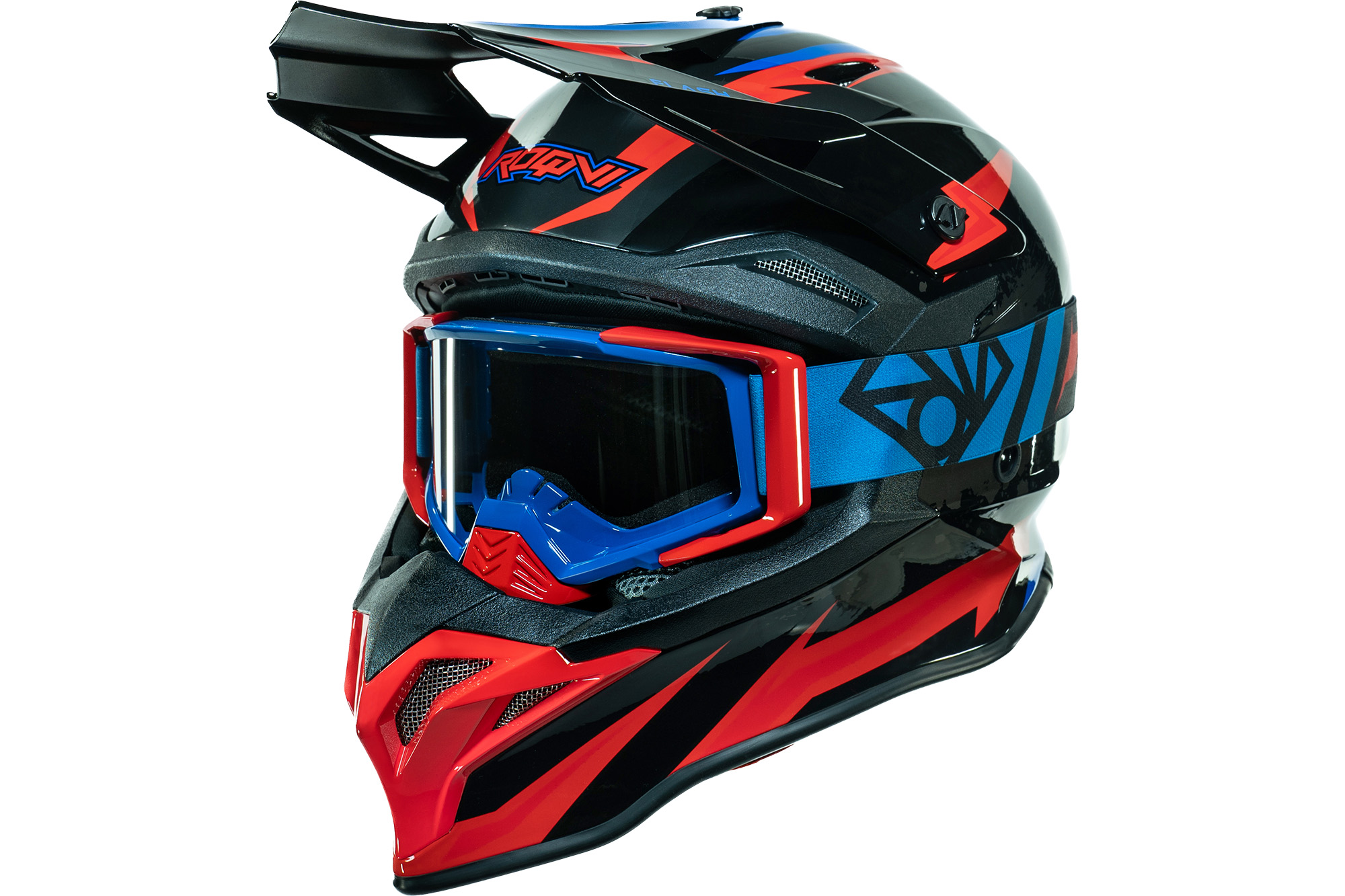 Мотошлем и Маска Roqvi модель FLASH