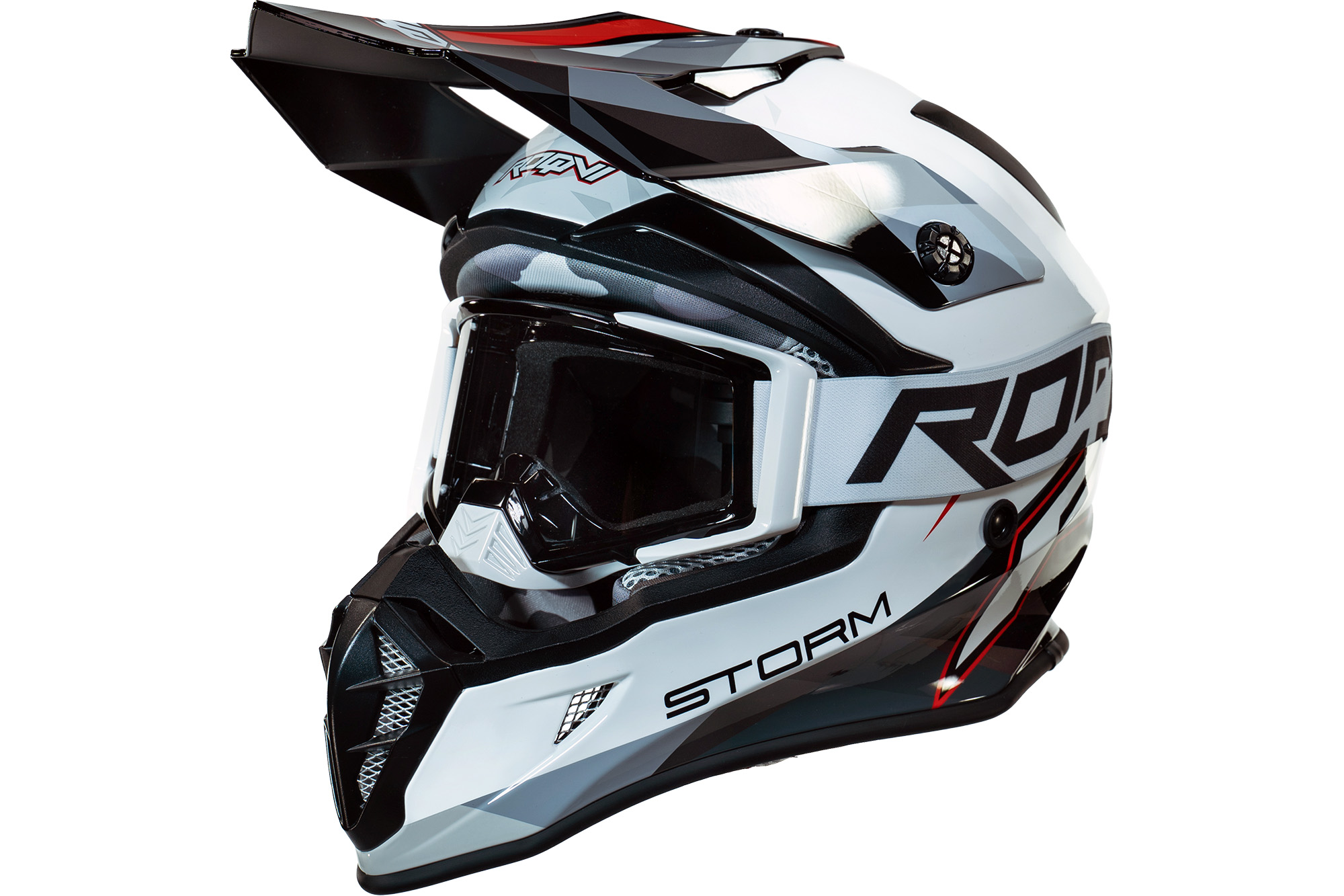 Мотошлем и Маска Roqvi модель STORM