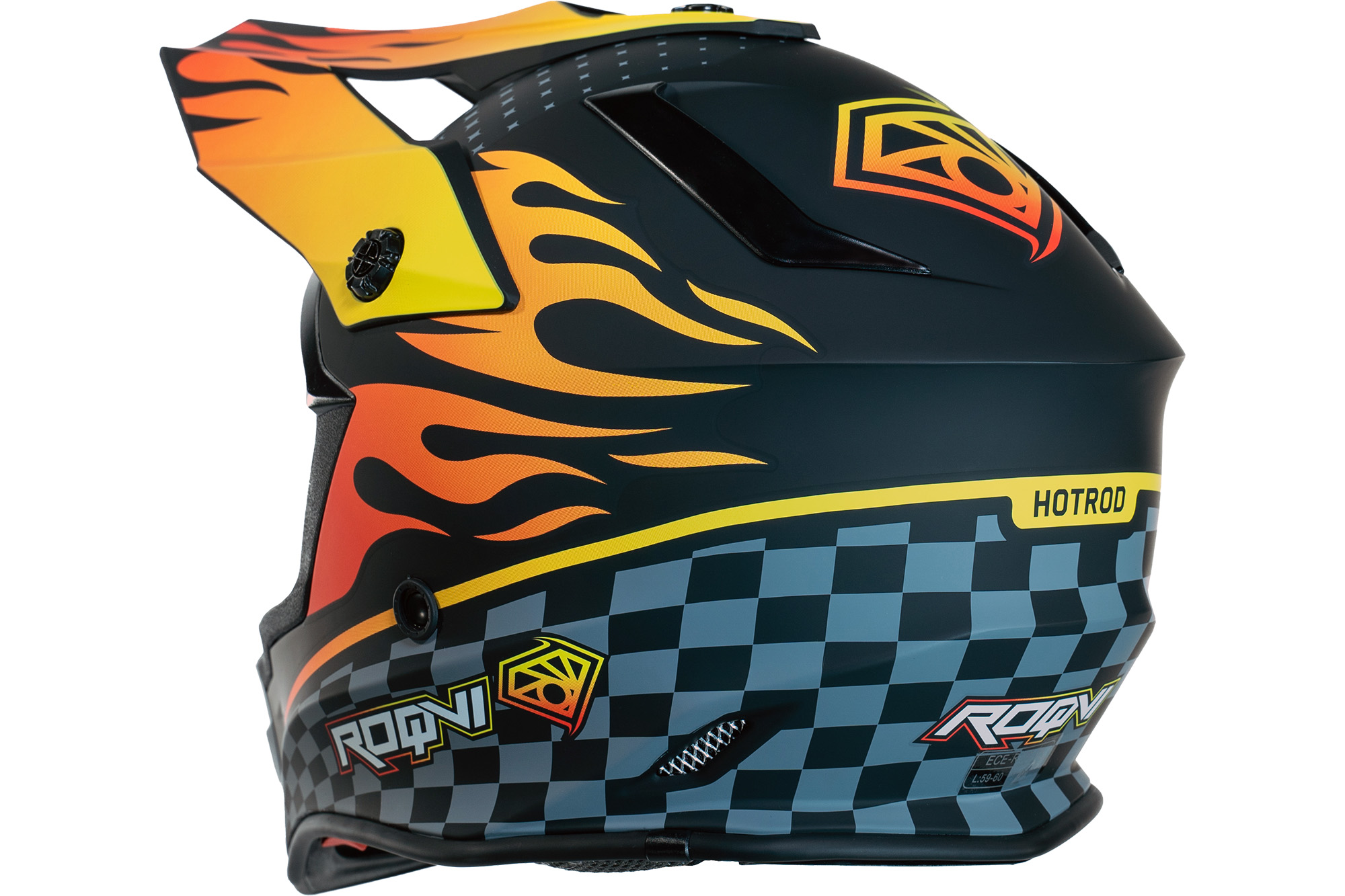 Мотошлем Roqvi модель FLAME