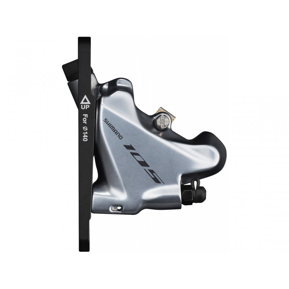 Калипер гидравлический Shimano R7070, 105, передн., flat mount, с адапт.140/160мм, полимер. колод L0