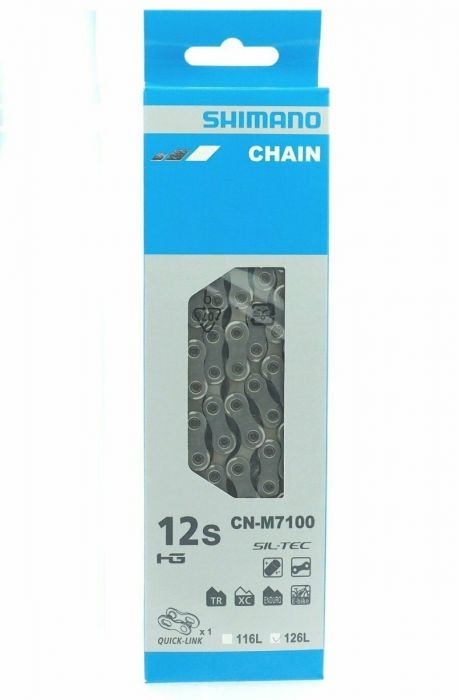 Цепь Shimano SLX, M7100, 12ск, 116 зв., с замком