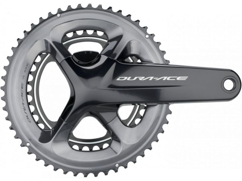 Система Shimano Dura-Ace, R9100-P, 175 мм, интегрированный вал, 53/39T без каретки, с измерит. мощно