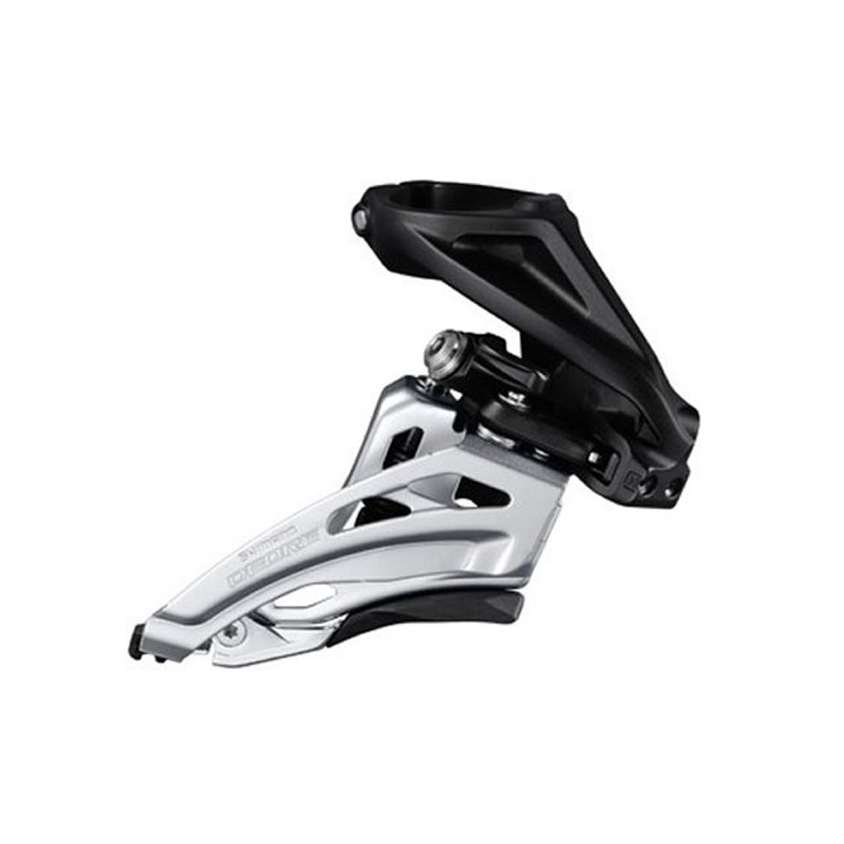 Переключатель передний Shimano Deore, M6000-H 3x10ск, верхн. хомут, side-swing, верхн. тяга