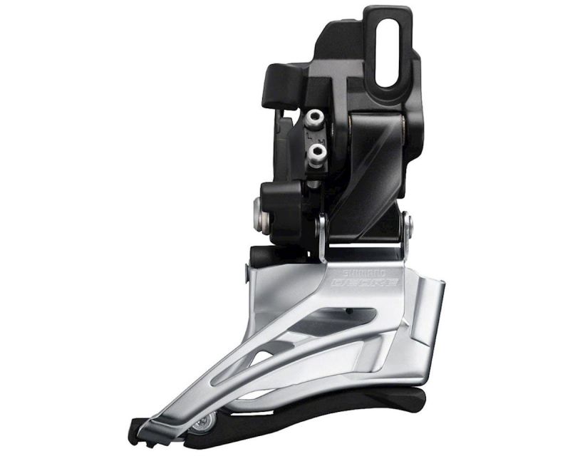 Переключатель передний Shimano Deore, M6025-D, direct mount, верхн. хомут 2X10, универс. тяга