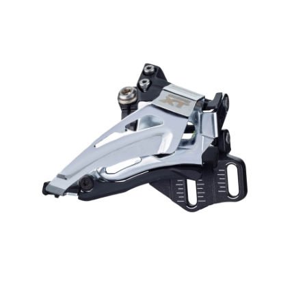 Переключатель передний Shimano XT, M8025-E, E тип без BB пластины,  для 2X11, нижн. тяга