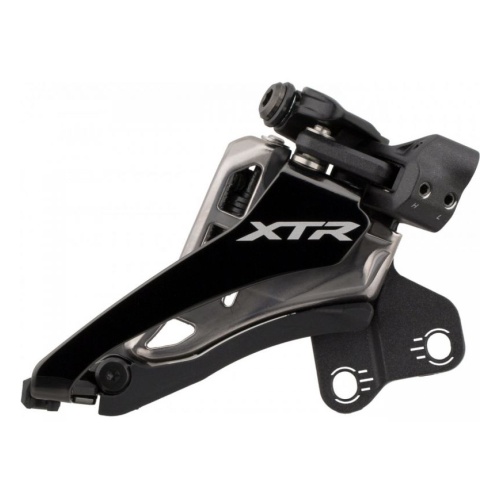 Переключатель передний Shimano XTR, M9100-E, 2x12ск, e-type, Side Swing, верхн. Тяга 38T, CL:50/53мм