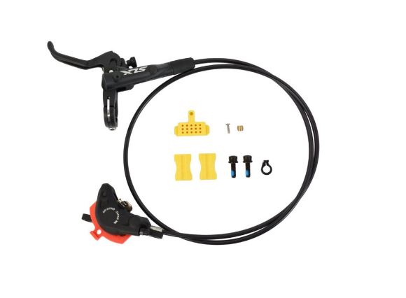 Тормоз дисковый Shimano SLX M7000, BL(прав)/BR(задн), без адапт, пласт. кол. без радиат, 1700мм