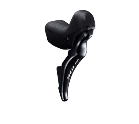 Шифтер/тормозная ручка Shimano 105, ST-R7020 прав,BR-R7070, 11ск., j-kit, адапт. 25мм, полимерн.