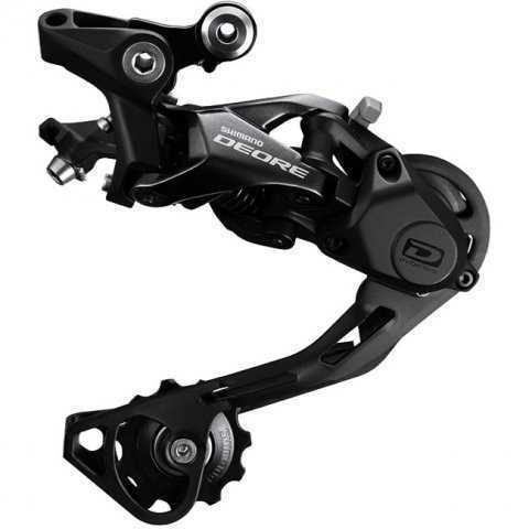 Переключатель задний Shimano Deore, M6000, SGS, 10 ск., черный