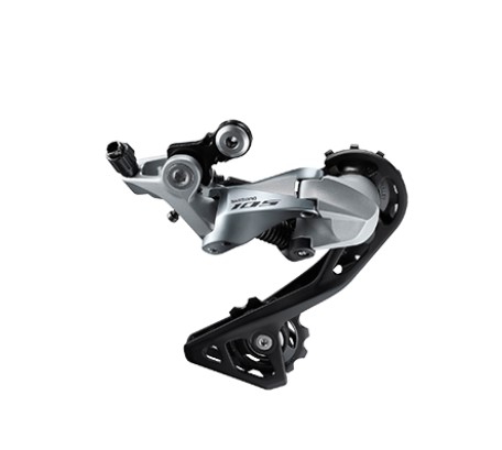 Переключатель задний Shimano 105, R7000, GS, 11ск., серебристый