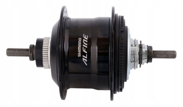 Втулка планетарная Shimano Alfine S7001, 11ск, под C. Lock, 32 отв., 135x187мм, Черный