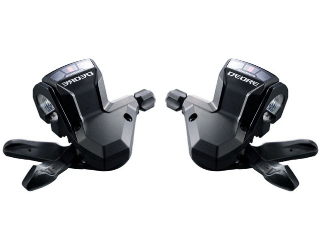 Шифтер Shimano Deore, M590, лев/пр, 3x9ск, тр.+оплетк