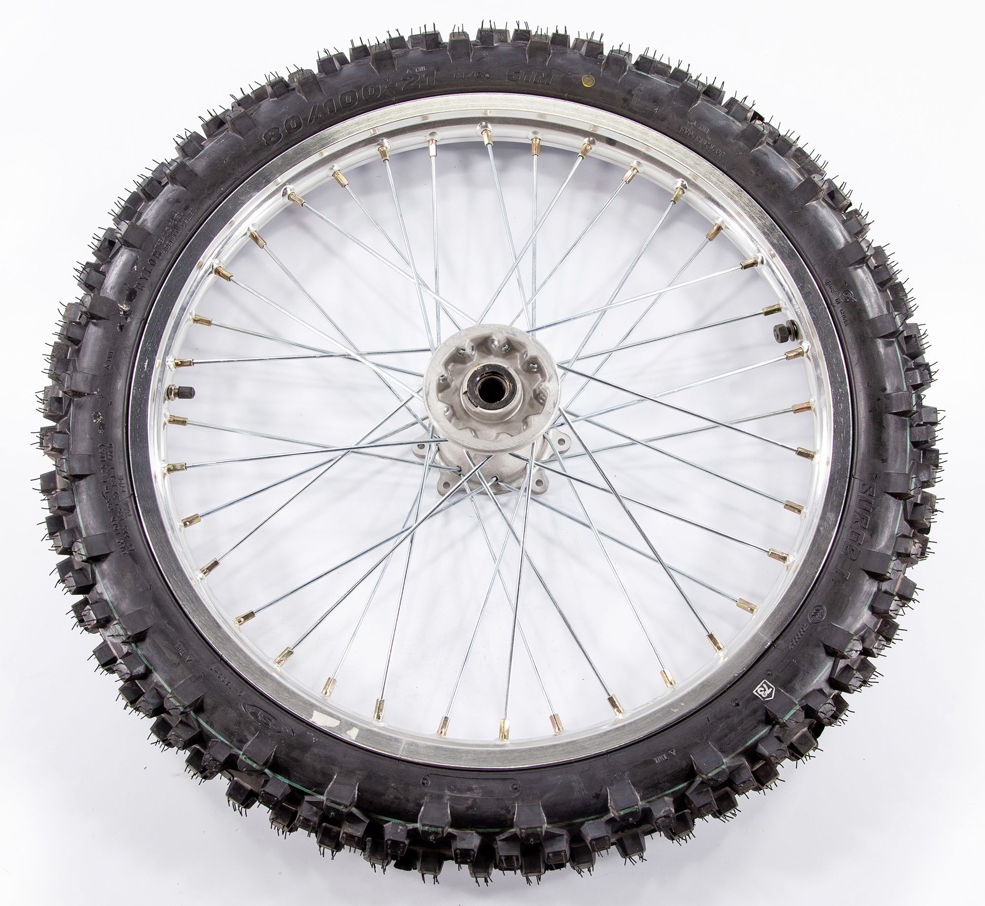 Колесо переднее в сборе 1,60*21 ось 20мм BSE Z3 Z4 Z5 Z6 Z11