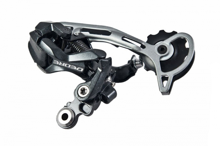 Переключатель задний Shimano Deore RD-M592-SGS, 9, 11 - 36, под петух, подвод - прямой, черный, KRDM