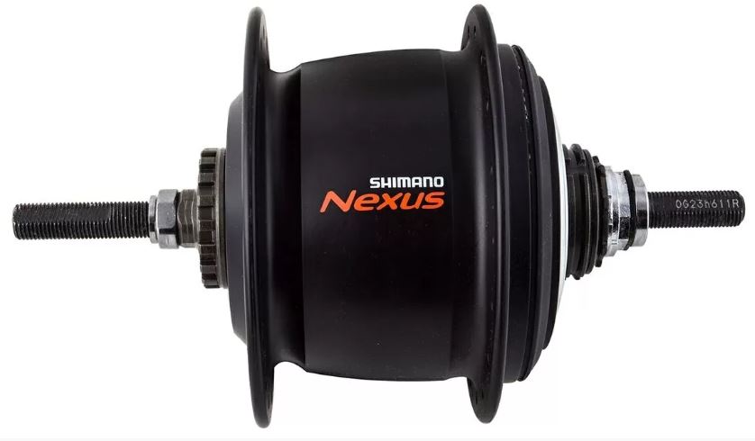 Втулка планетарная Shimano Nexus, C6011, 36 отв, 8ск, д. рол.тор, 132x184мм, черный, б/уп.