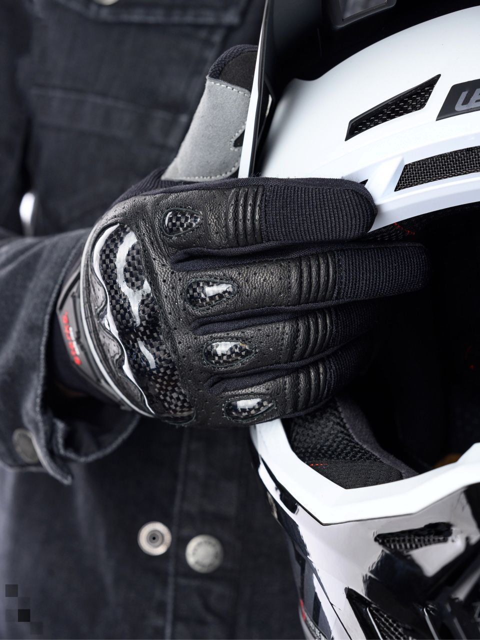 STARKS Мотоперчатки Avior (текстиль) муж.Черный