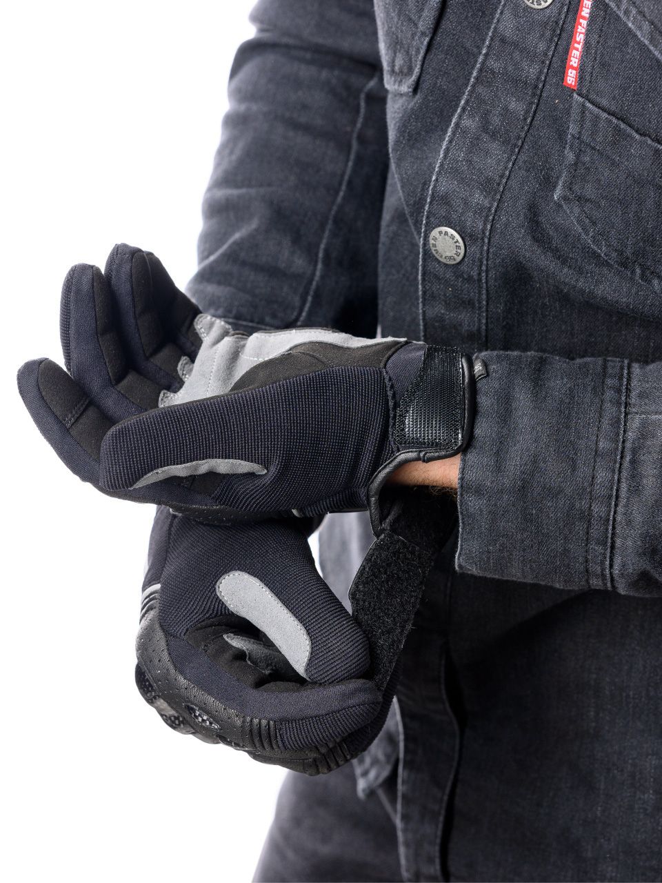 STARKS Мотоперчатки Avior (текстиль) муж.Черный