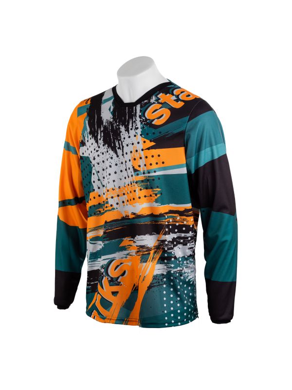 STARKS Джерси PHOENIX EVO Бирюза/Оранжевый