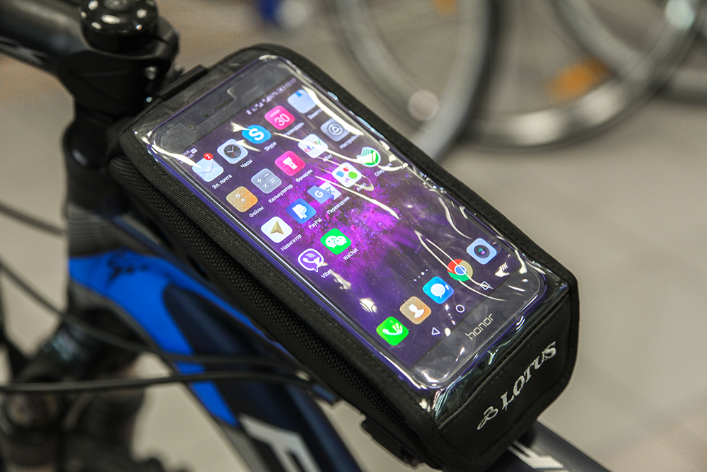 Велосумка LOTUS_SH-P27 на раму с чехлом для смартфона