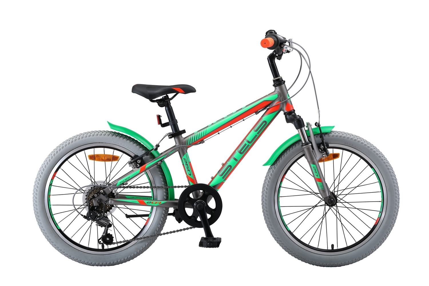 Велосипед STELS Pilot-260 Gent 20" V010 зеленый/красный