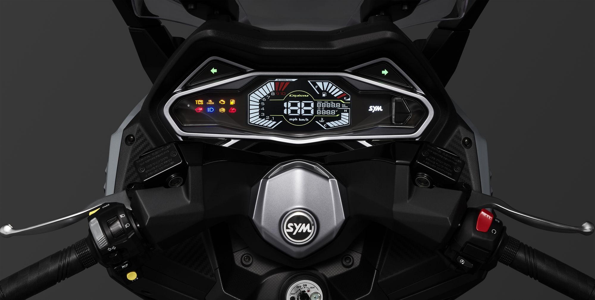 Максискутер SYM CRUiSYM a 300 серый