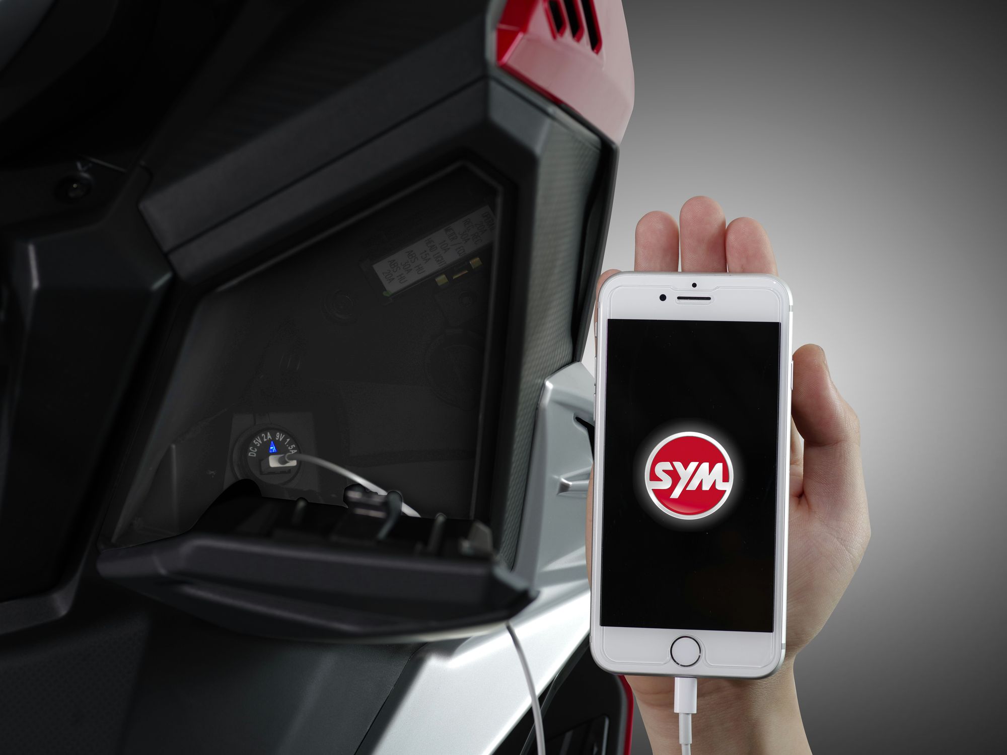 Максискутер SYM CRUiSYM a 300 серый