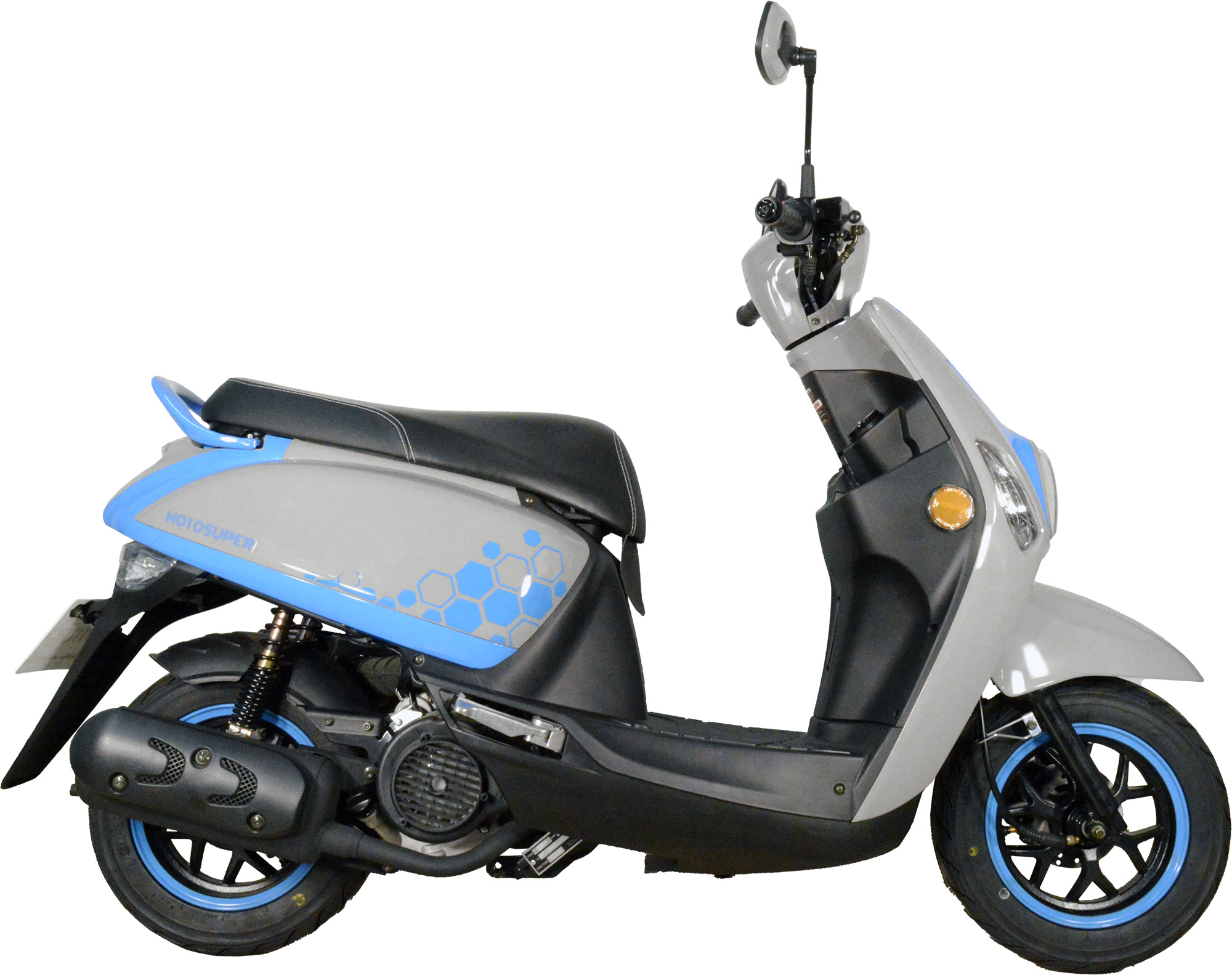 Скутер Motosuper S9 Gris Blue (синий)