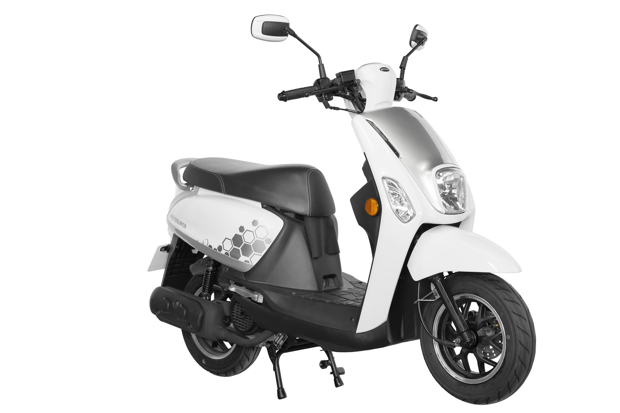 Скутер Motosuper S9 Blanc Gris (белый)