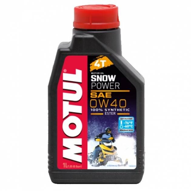 4-т масло мото MOTUL Snowpower 4T 0W40 1л