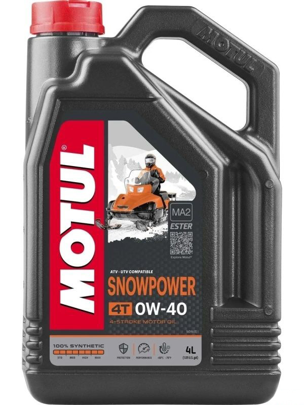 4-т масло мото MOTUL Snowpower 4T 0W40 4л