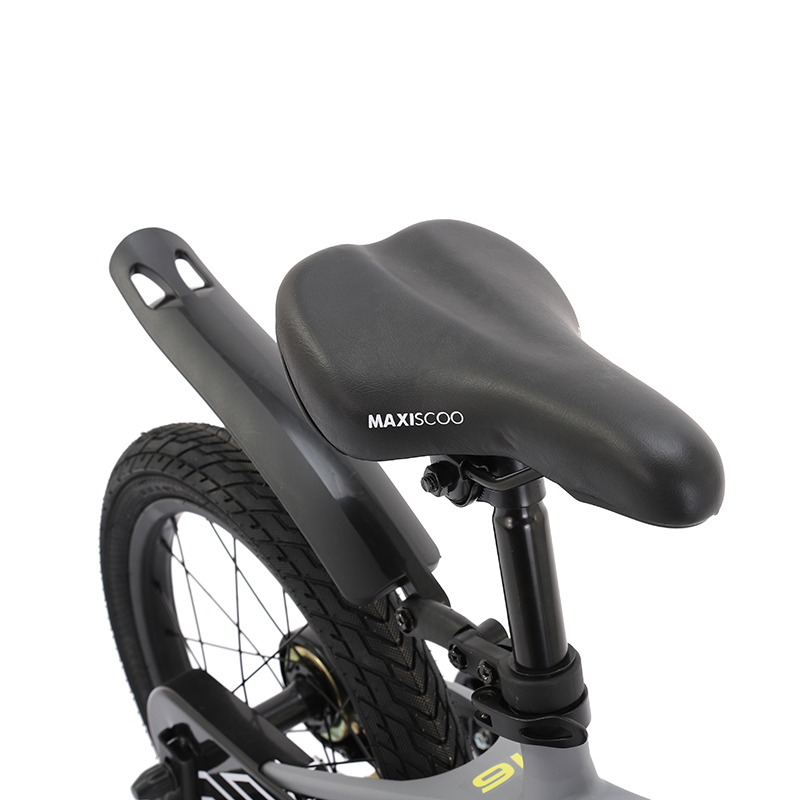Детский Велосипед MAXISCOO  "Air" Standard Plus 16", Серый Матовый, С Ручными Тормозами (2023)