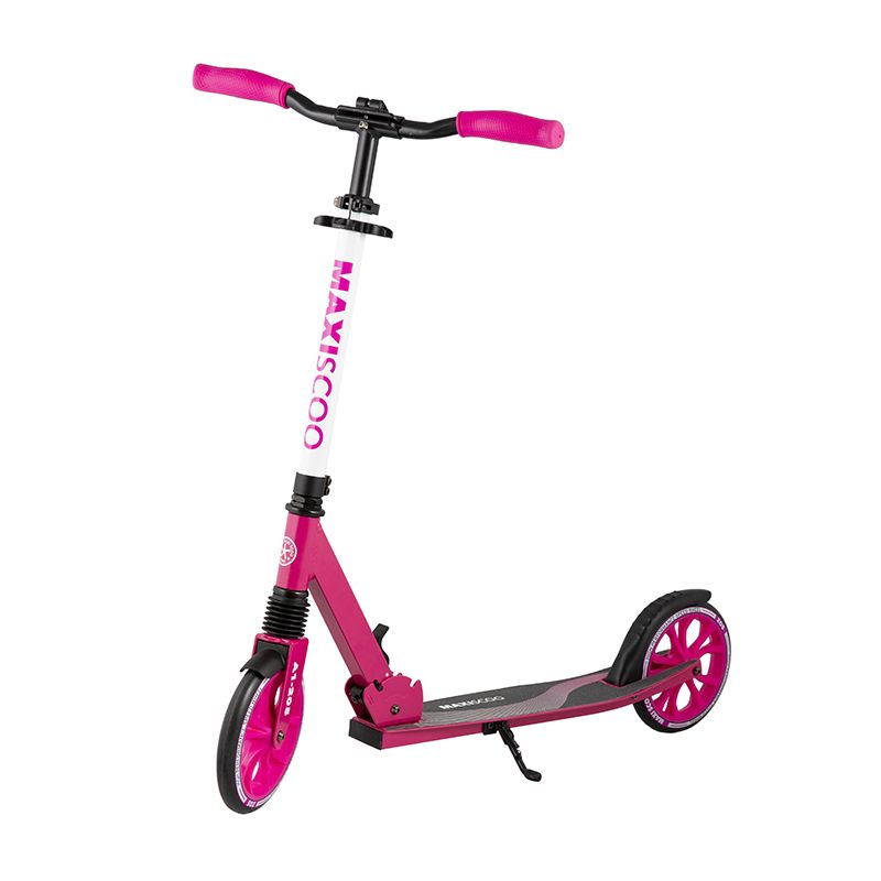 Самокат Двухколесный Складной Maxiscoo Серия "A1-205" (2022), Розовый
