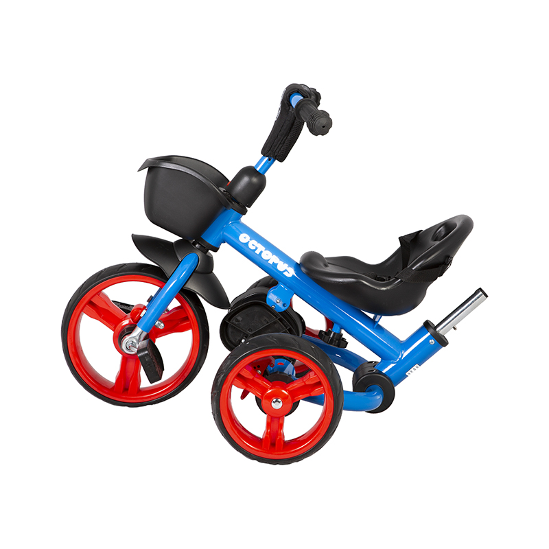 Велосипед 3-х колесный Детский Складной Maxiscoo "Octopus" (2021), с Ручкой Управления, Синий