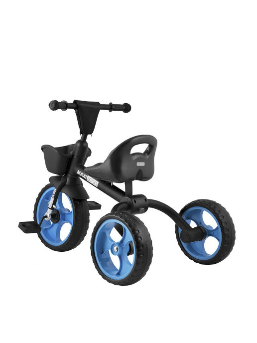 Велосипед Трехколесный Maxiscoo Складной, Голубой