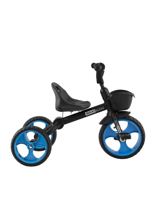 Велосипед Трехколесный Maxiscoo Складной, Голубой