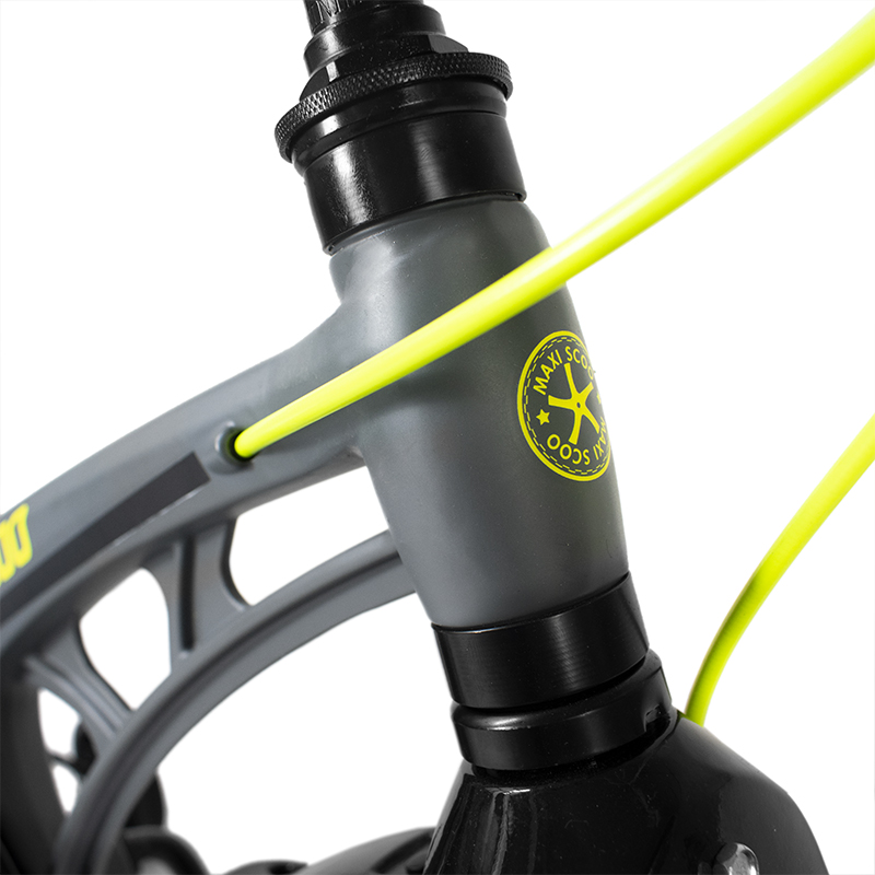 Детский Велосипед MAXISCOO "Cosmic" Deluxe Plus 14", Серый Матовый, С Дисковыми Тормозами (2022)