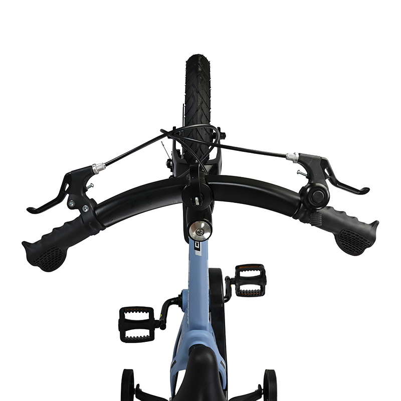 Детский Велосипед MAXISCOO  "Cosmic" Deluxe 16", Голубой Матовый, С Дисковыми Тормозами (2023)