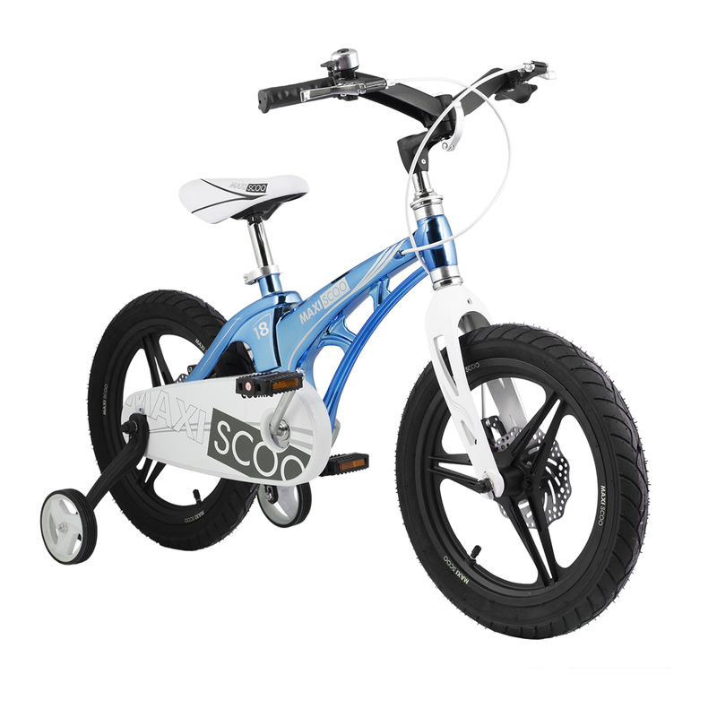 Велосипед MAXISCOO COSMIC Delux 18" Голубой перламутр