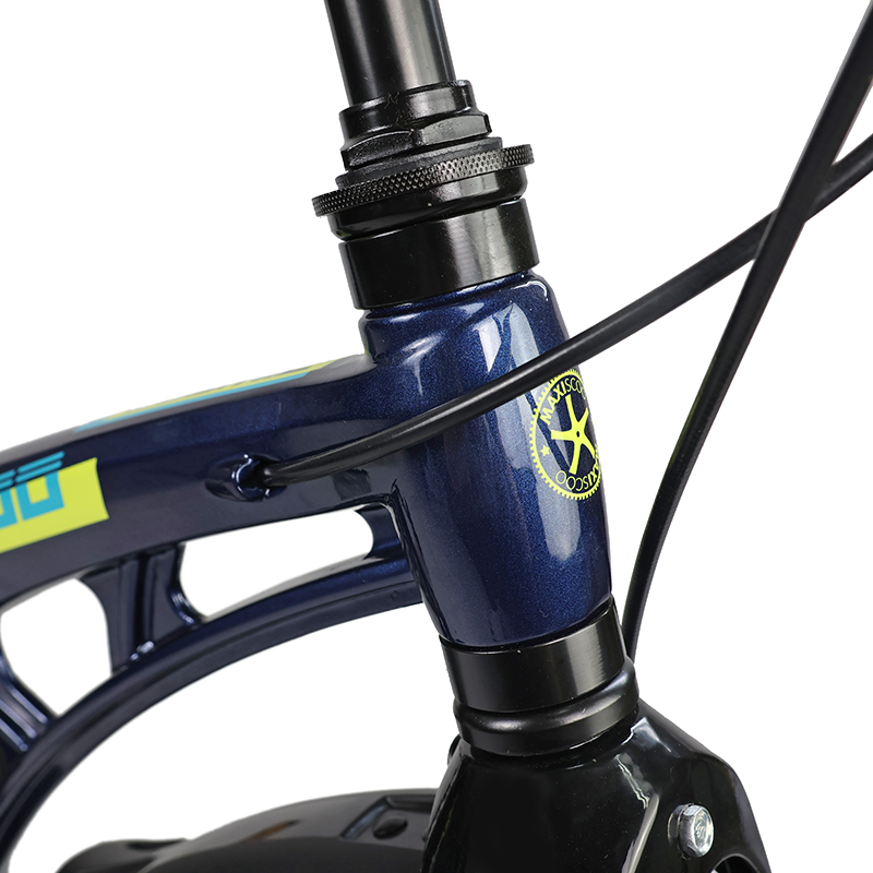 Детский Велосипед MAXISCOO  "Cosmic" Deluxe 18", Синий Перламутр, С Дисковыми Тормозами (2023)