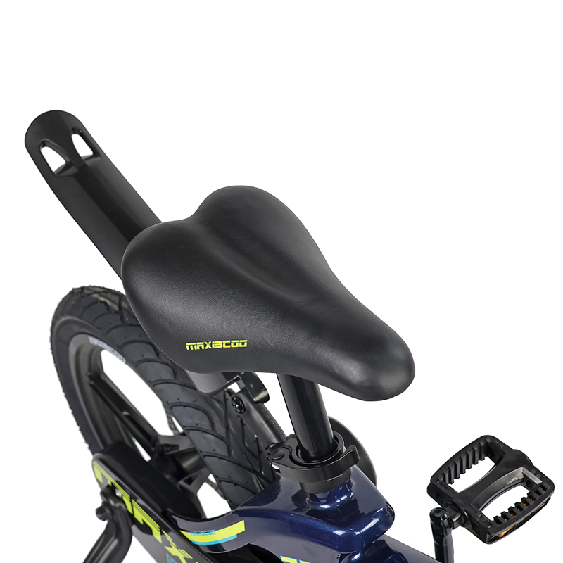 Детский Велосипед MAXISCOO  "Cosmic" Deluxe 18", Синий Перламутр, С Дисковыми Тормозами (2023)