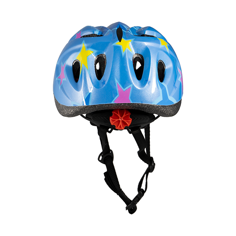 Шлем Детский Maxiscoo, Размер M, Голубой с Рисунком