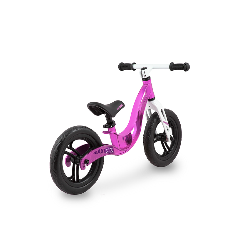 Беговел Детский Maxiscoo "Rocket" (2020), Стандарт, Колеса ЭВА, 12", Розовый