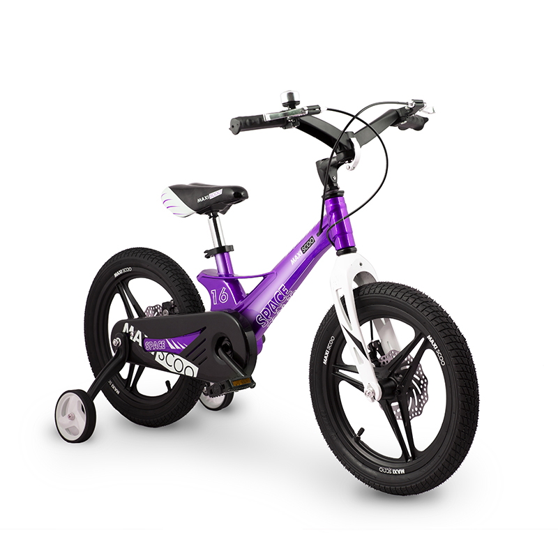 Велосипед MAXISCOO SPACE Delux 16" Фиолетовый перламутр