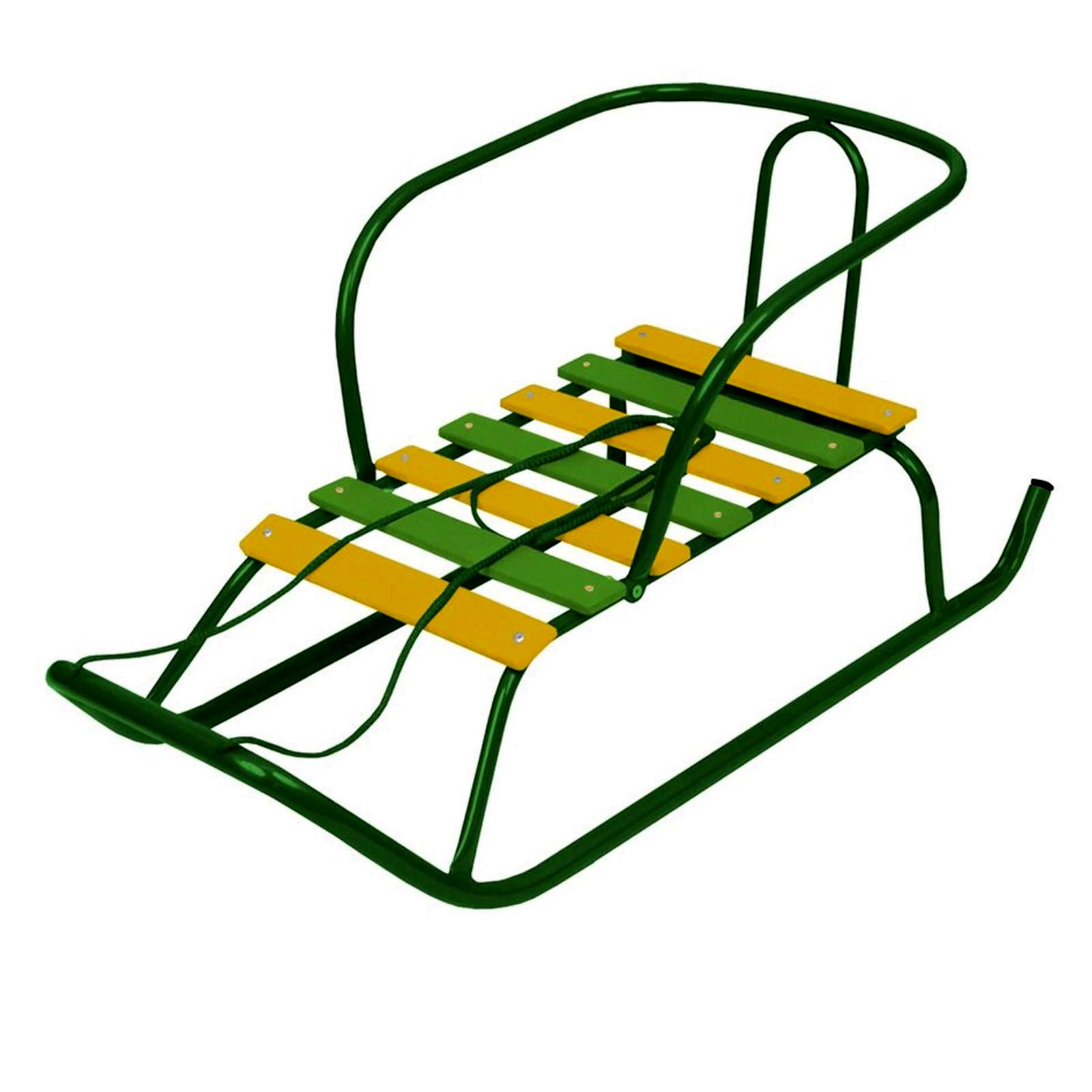 Санки Ветерок 1 зелёный 1/2 (без ручек) В1/32 зеленый