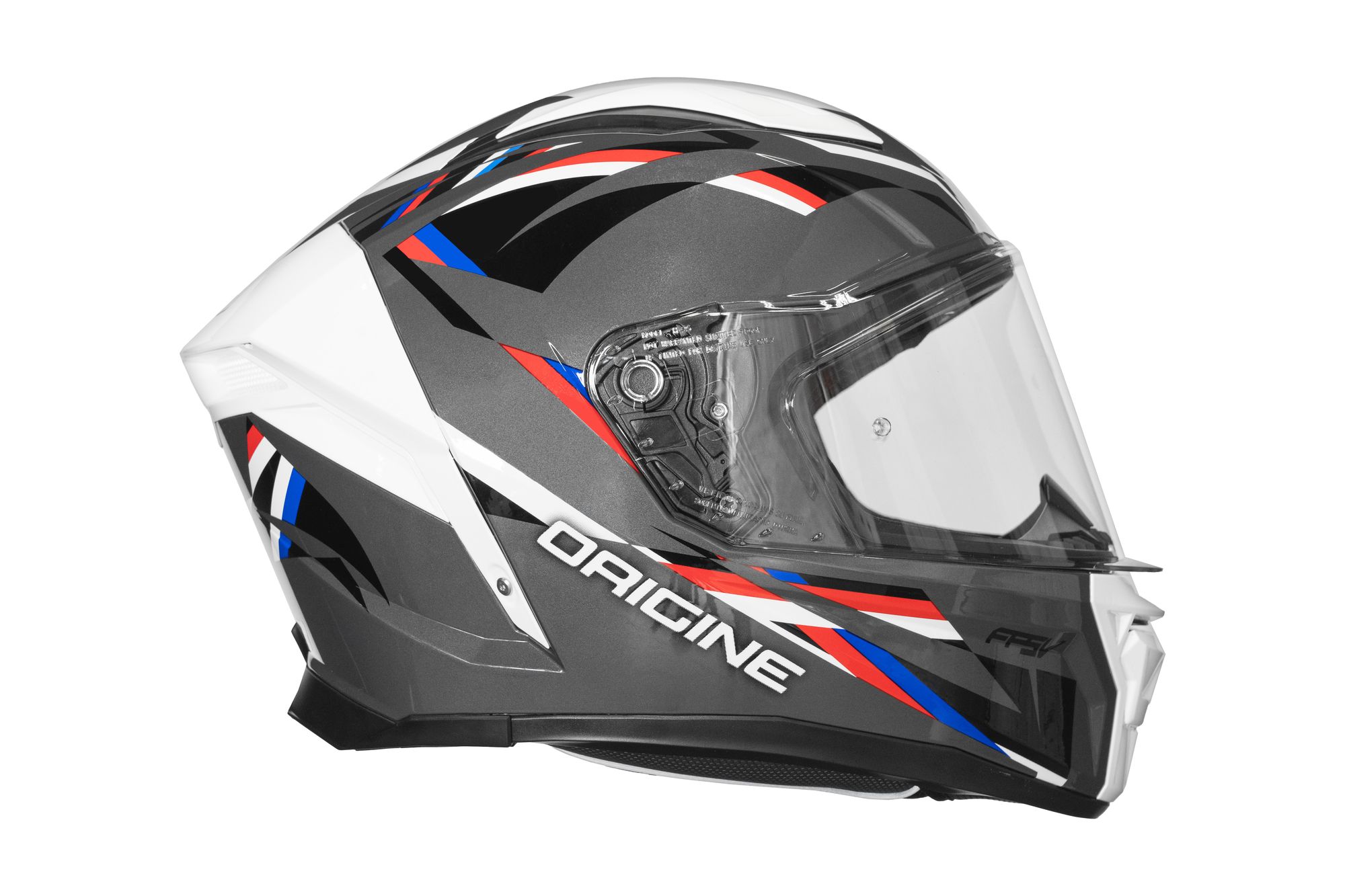 Шлем интеграл ORIGINE PISTA MESH Белый/серый/красный