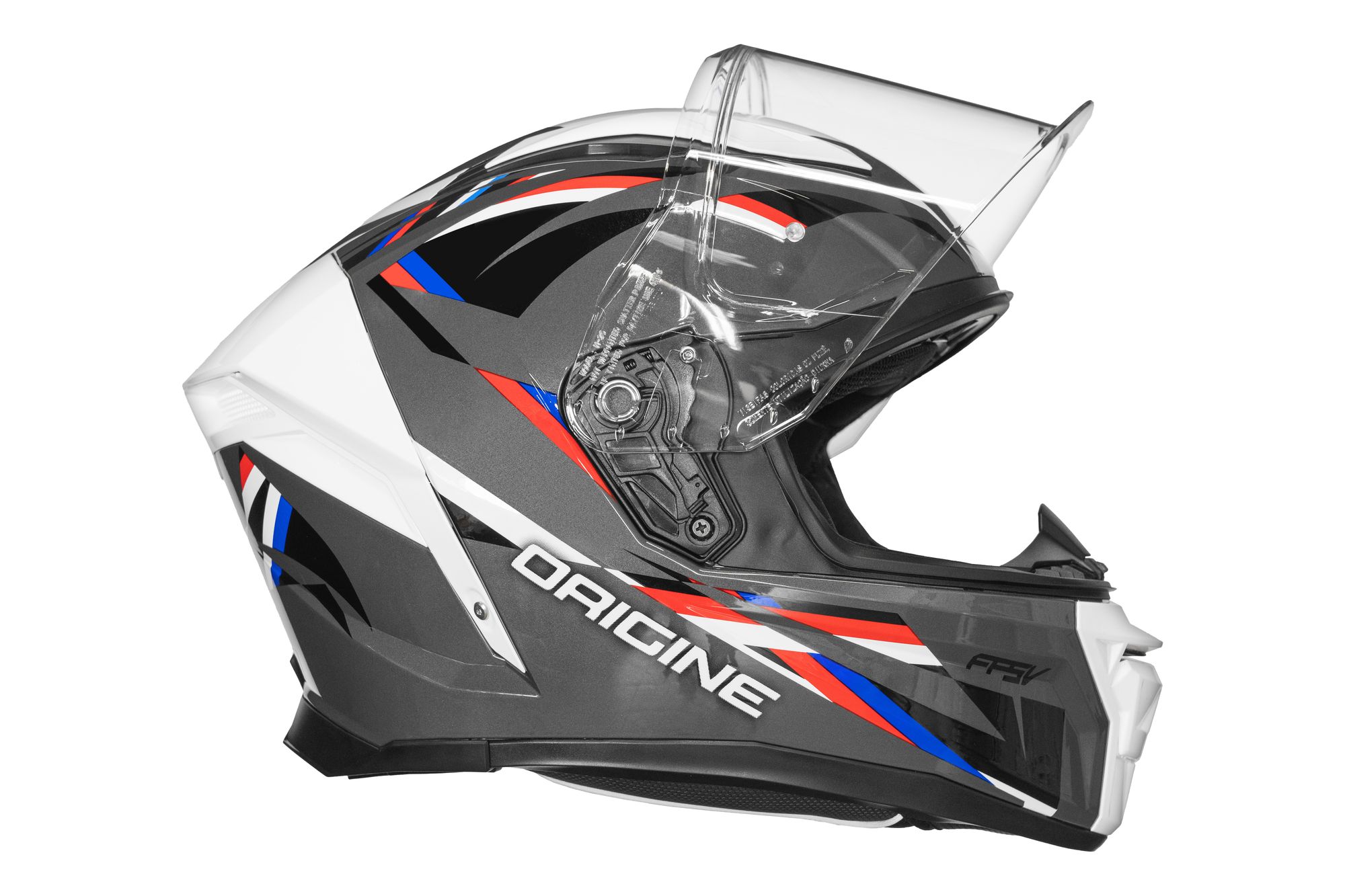 Шлем интеграл ORIGINE PISTA MESH Белый/серый/красный